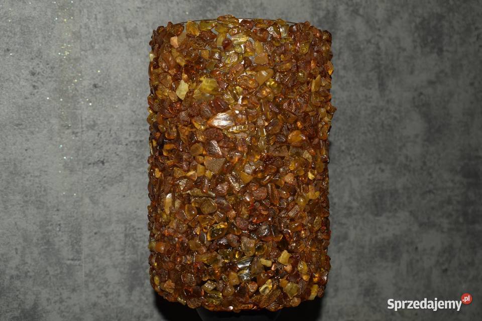 Ekskluzywne lampki stołowe nocne z bursztynem Lampy stołowe i nocne pomorskie Gdańsk