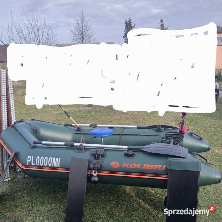 Ponton kolibri 27 m stan plus silnik elektryczny Wólka Łózecka sprzedam