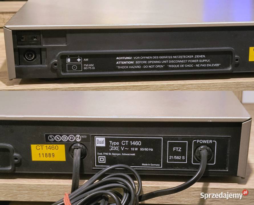Dual CT 1460 tuner cyfrowy vintage Do naprawy sprzedam