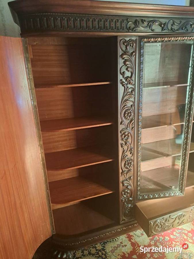 Dostojna biblioteka na lwich łapach lata 20te ub Myślibórz sprzedam