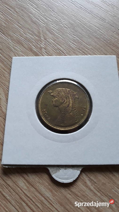 50 Piastrów Egipt 2006 rUNC Numizmatyka wielkopolskie Konin