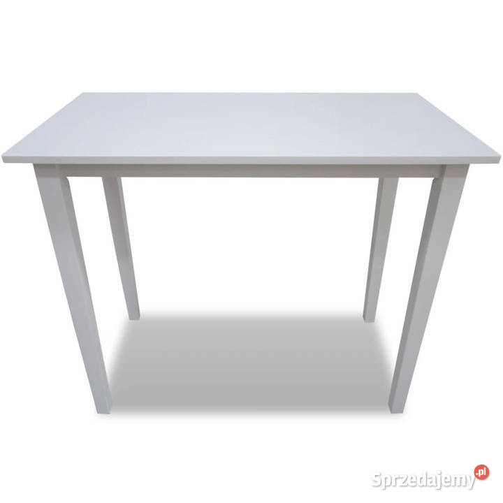 Drewniany stolik barowy biały WM241701 Stoły mazowieckie Warszawa