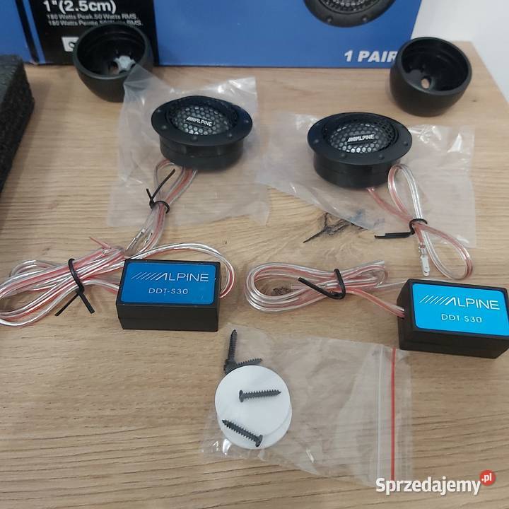 Głośniki wysokotonowe alpine tweetery car audio Bydgoszcz