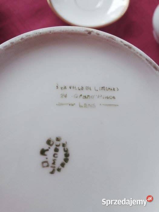 Filiżanka do espresso Syg DRB Limoges Francja Porcelana i szkło Gdańsk