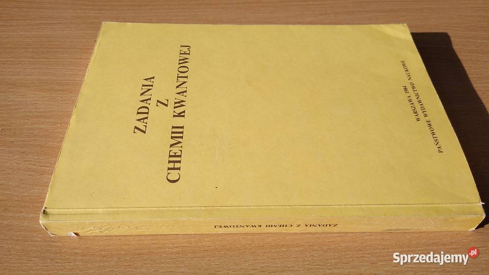 Zadania z chemii kwantowej Pyżalski Kręglewski pomorskie Gdańsk