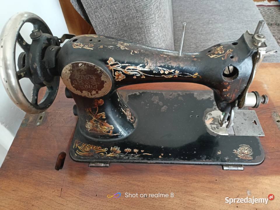 Stara maszyna do szycia kayser nogi stół Skarżysko-Kamienna