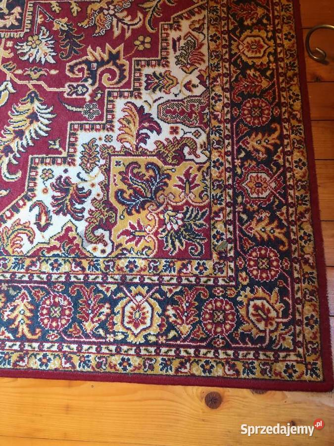 Duży dywan PRL vintage oryginał 1984 Weltom Kalwaria Zebrzydowska