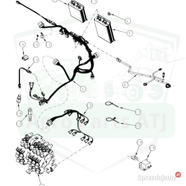 Komputer Sterownik ECU 323761A3 323758A4 Case IH podlaskie