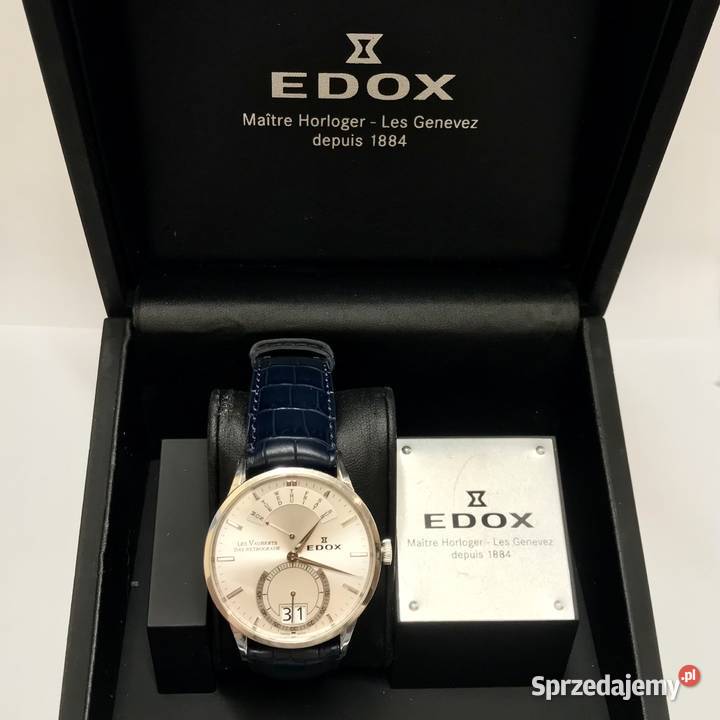 Edox Les Vauberts Day Retrograde komplet box Warszawa