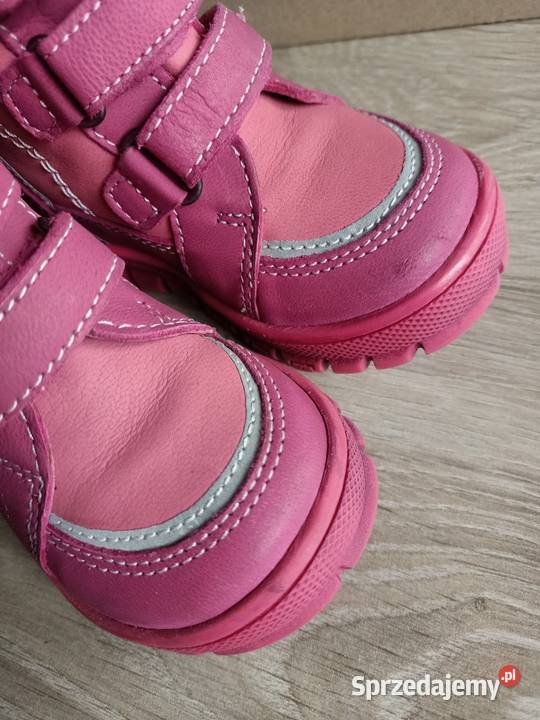 Buty kozaki śniegowce dziewczęce różowe Lasocki Płock sprzedam