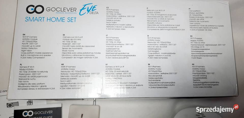 GOCLEVER DELTA EYE Kamera HD monitoringu czujka lubuskie Gubin