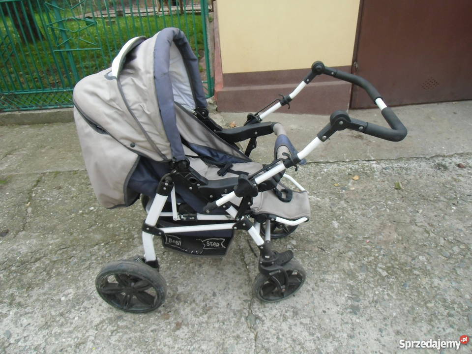 Wozek spacerowy baby star Regulowany podnóżek Spacerówki Dalewice