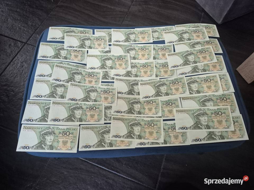 Banknoty PRL nowe śląskie Gliwice