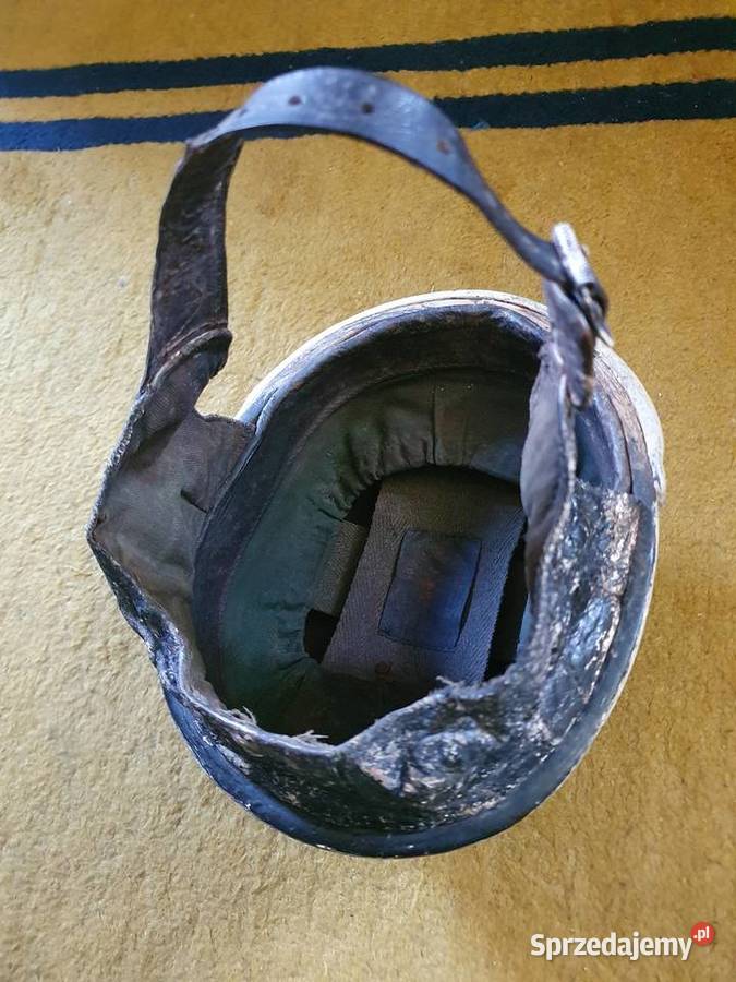 Stary kask motocyklowy orzeszek RMER niemiecki pomorskie Solnica