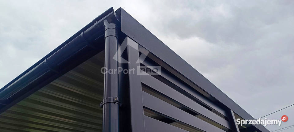 CarPort PREMIUM wiata samochodowa 5x5 antracyt 25m2