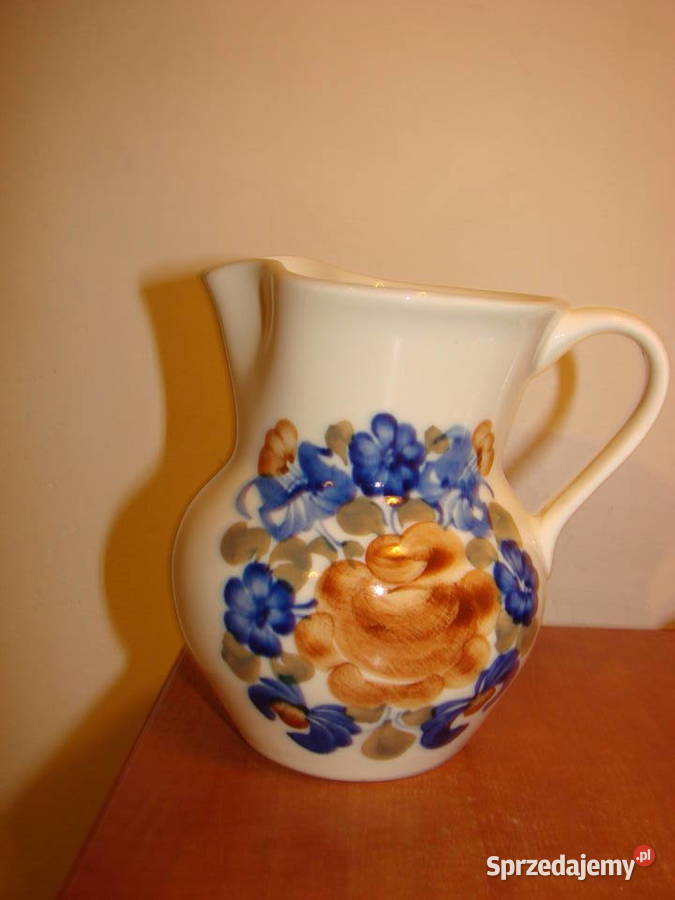 Włocławek fajansowy dzbanek PRL pomorskie Pruszcz Gdański