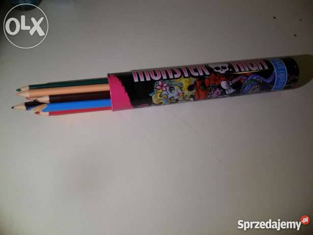 MONSTER HIGH lalka piórnik kredki portfel pasek małopolskie Chrzanów