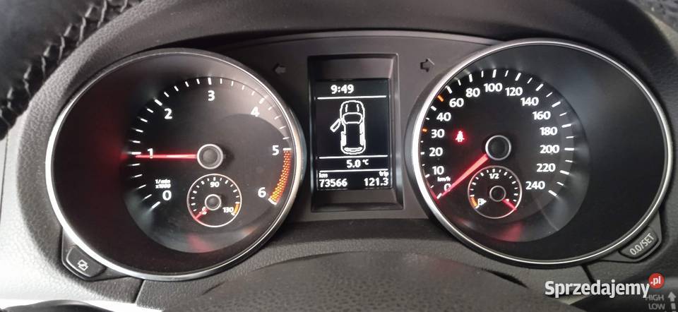 Licznik zegary golf 6 20 TDIHighline przebieg 73 Rok produkcji 2008 mazowieckie Jasieniec
