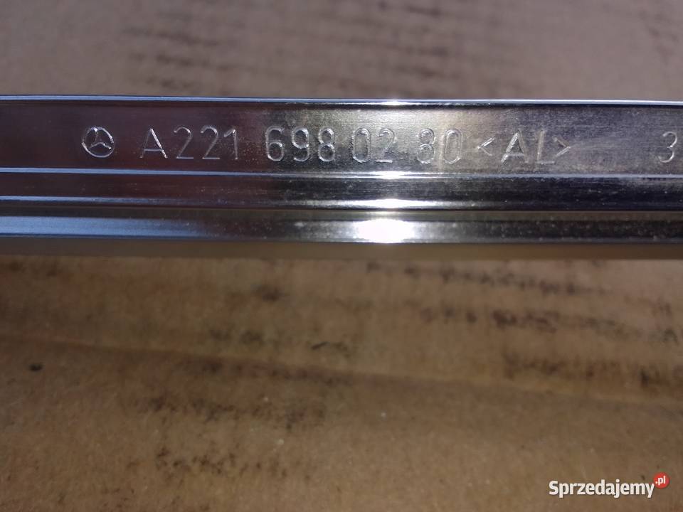 Listwa chrom górna Mercedes A2216980280 osobowe Tarnów