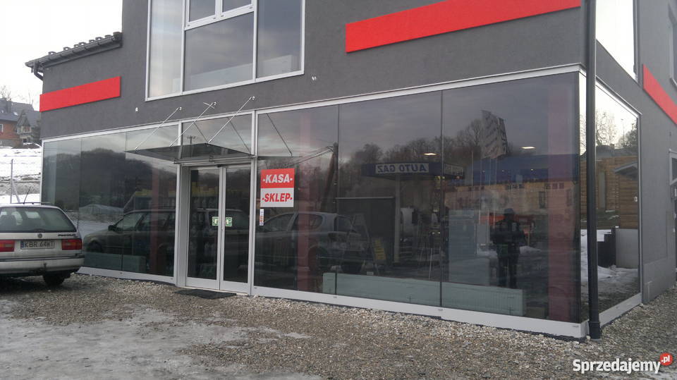 DRZWI AUTOMATYCZNE ALUMINIOWE SKLEPOWE PRZESUWNE Nowy Sącz