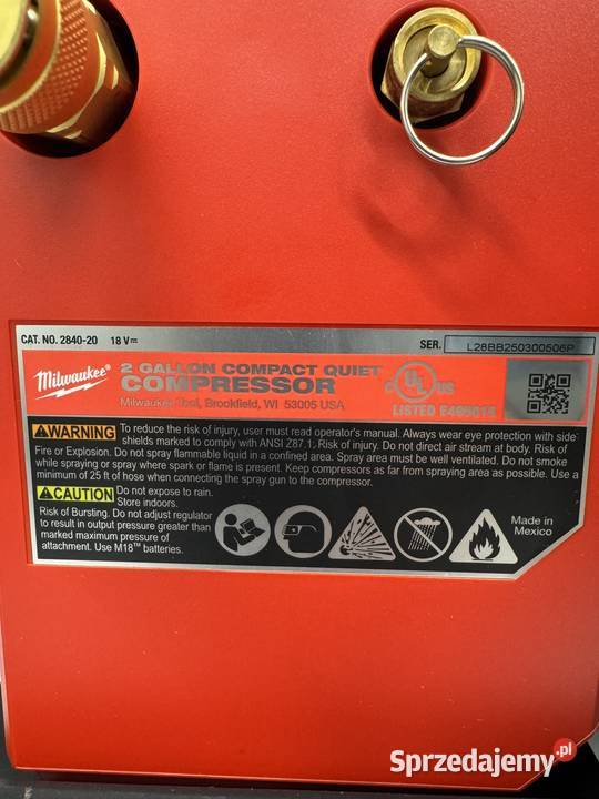 Sprężarka Kompresor akumulatorowa M18 Milwaukee Białystok