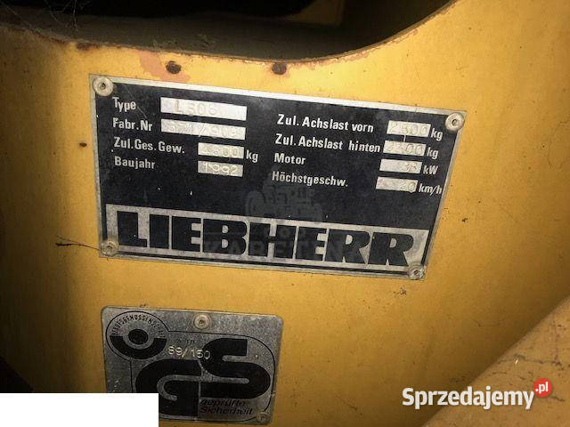 Liebherr 506 CZĘŚCI Dyfer Atak Wkład Mostu Ramię