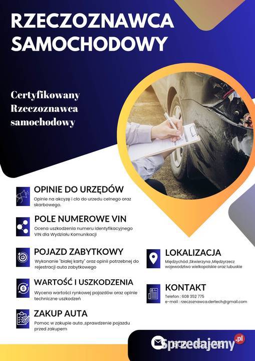 Rzeczoznawca Samochodowy certyfikowany Pozostałe