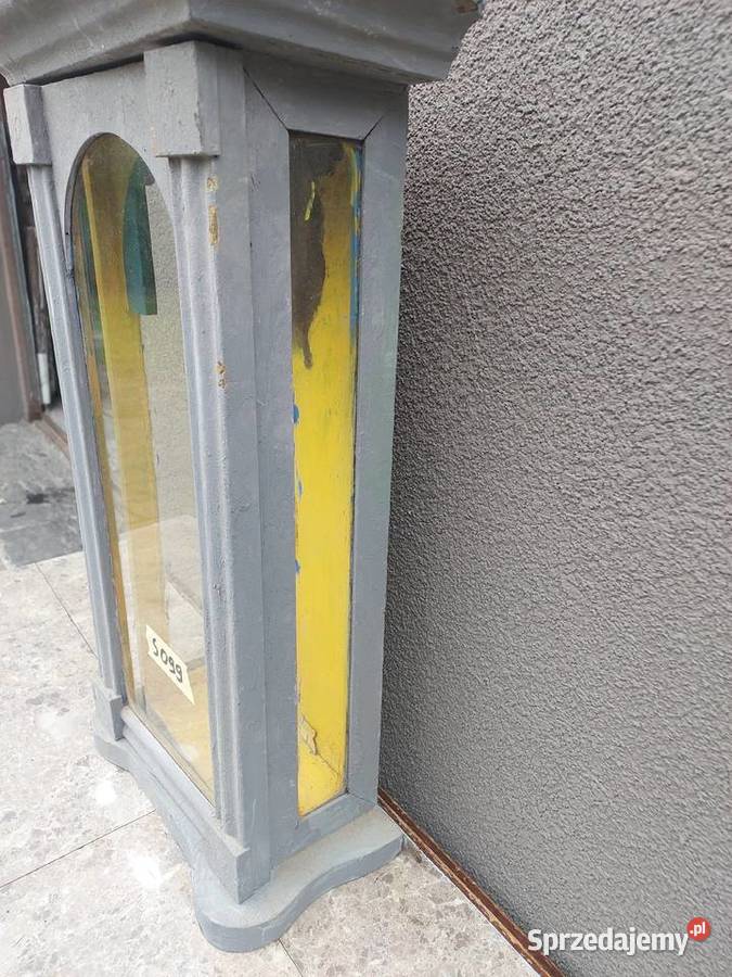 S099 Skrzynia obudowa starego zegara szafka Tczew