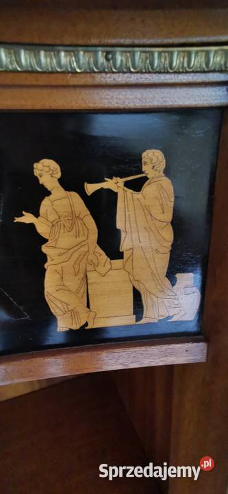 Secesja Witryna narożna mahoń Ok 1915 Wrocław