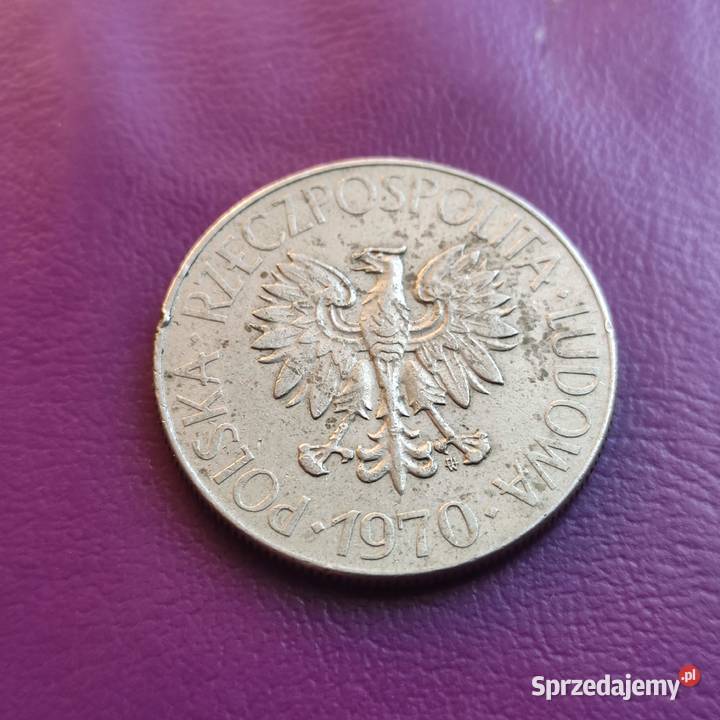 Moneta PRLu 10 ZŁOTYCH 1970 KOŚCIUSZKO Piękna Pruszków
