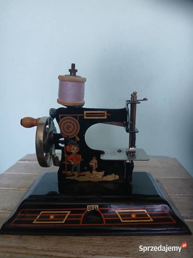 Zabytkowa miniaturowa maszyna do szycia Antyki, Sztuka, Kolekcje sprzedam
