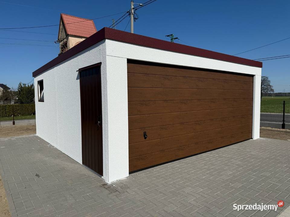 Garaż Tynkowany nieocieplony BudGar garaże nie Lubliniec