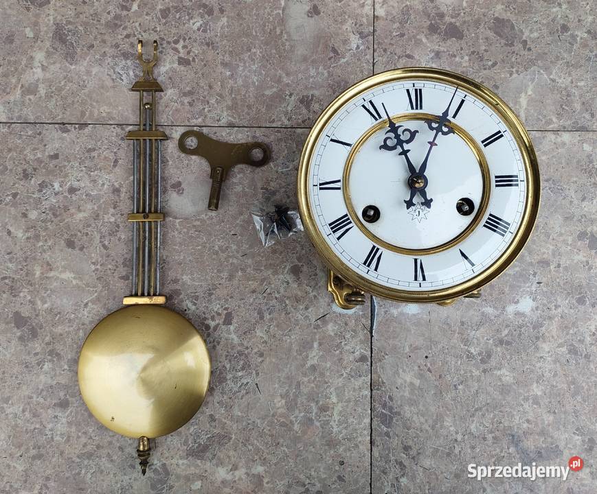 140 Zestaw mechanizm starego zegara Junghans Tczew