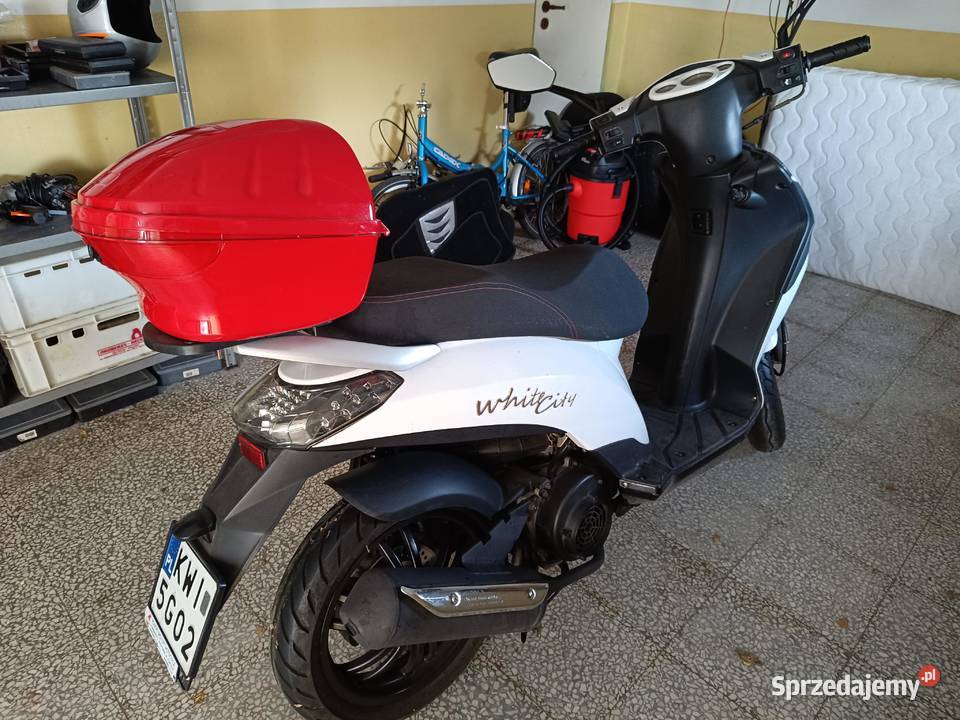Skuter Motocykl Motor Romet Trevis 125 3 White Wieliczka