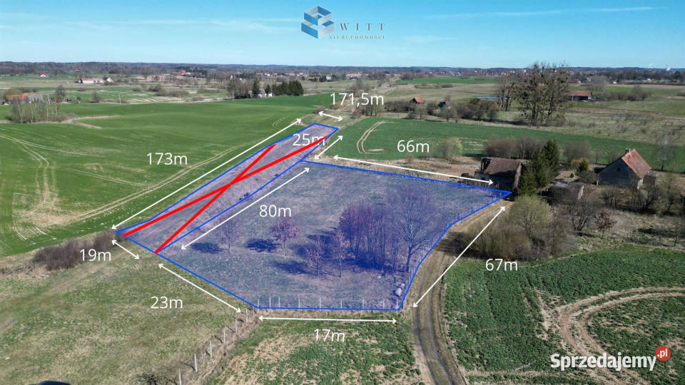 Działkę sprzedam Jędrychówko 3700m2