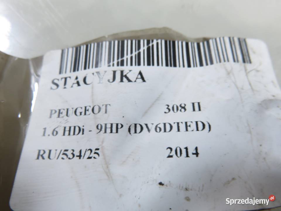 STACYJKA PEUGEOT 308 II 36454600 9663123380