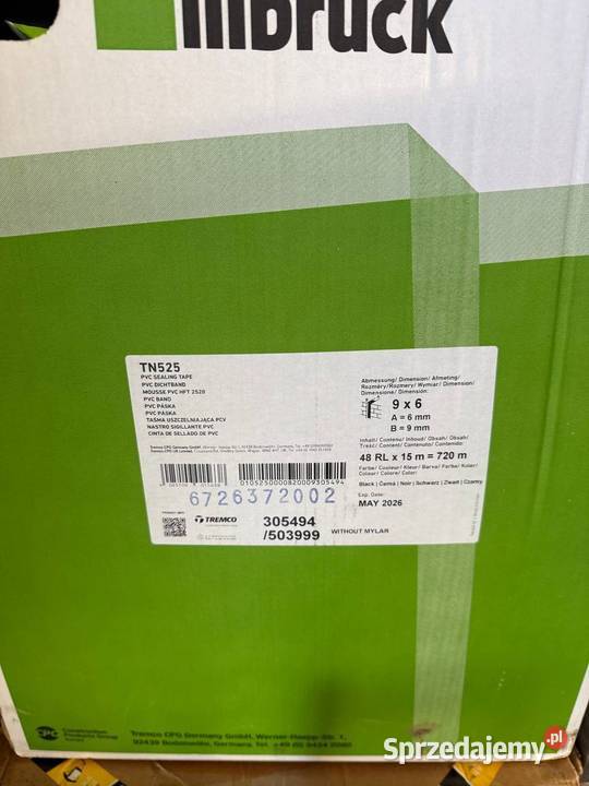 Taśma uszczelniająca PVC 9x6 Warszawa