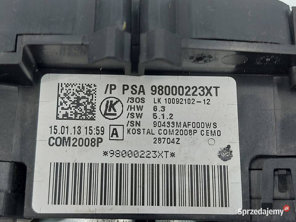 CITROEN C4 II DS4 przełącznik zespolony osobowe Panele sterowania, przełączniki Kielce