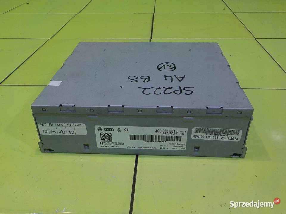 AUDI A4 B8 LIFT 20 TDI SEDAN modul tuner radia Suków