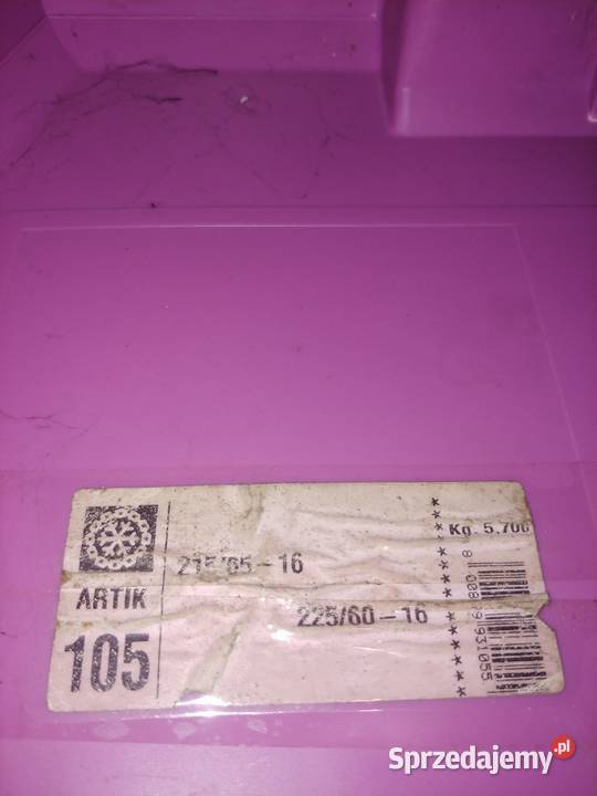 Łańcuchy śniegowe 20560 R16 zimowe na śnieg Stoczek Łukowski