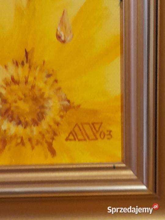 Obraz olejny Kaczeńce Katowice