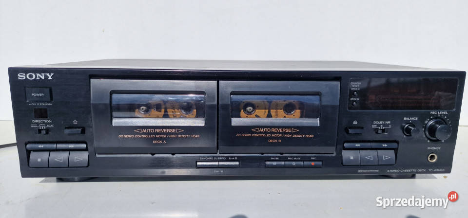 Magnetofon catette deck SONY TCWR465 TC WR 465 Międzychód sprzedam