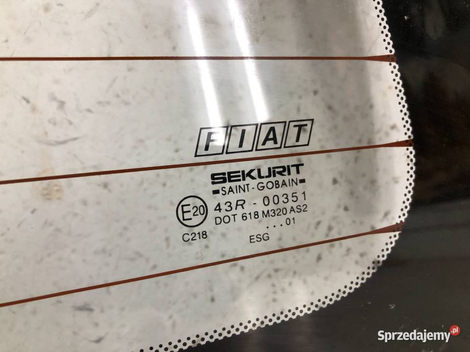 Fiat Seicento 2001r Szyba tył tylna klapy Skarżysko-Kamienna