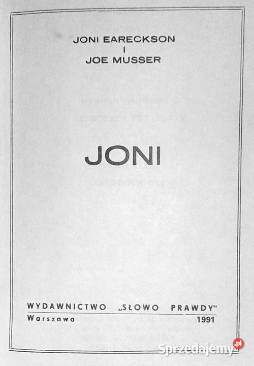 Joni Joni Eareckson Chełm