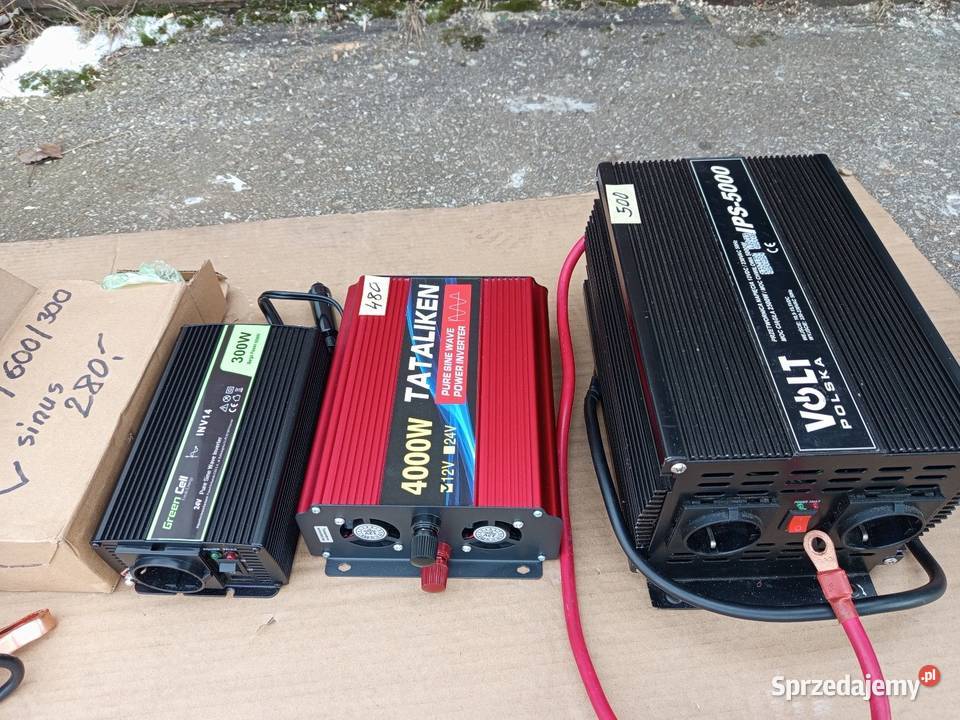 Sprzedam przetwornice 1224volt230 volt 1200 wat śląskie