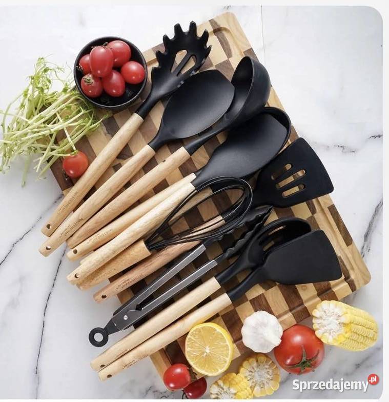 59 Przybory kuchenne silikonowe 12 sztuk Zabrze