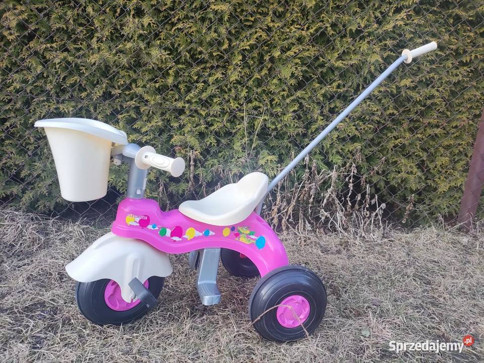 Rowerek Trójkołowy Junior z pchaczem Koszyk Bydgoszcz