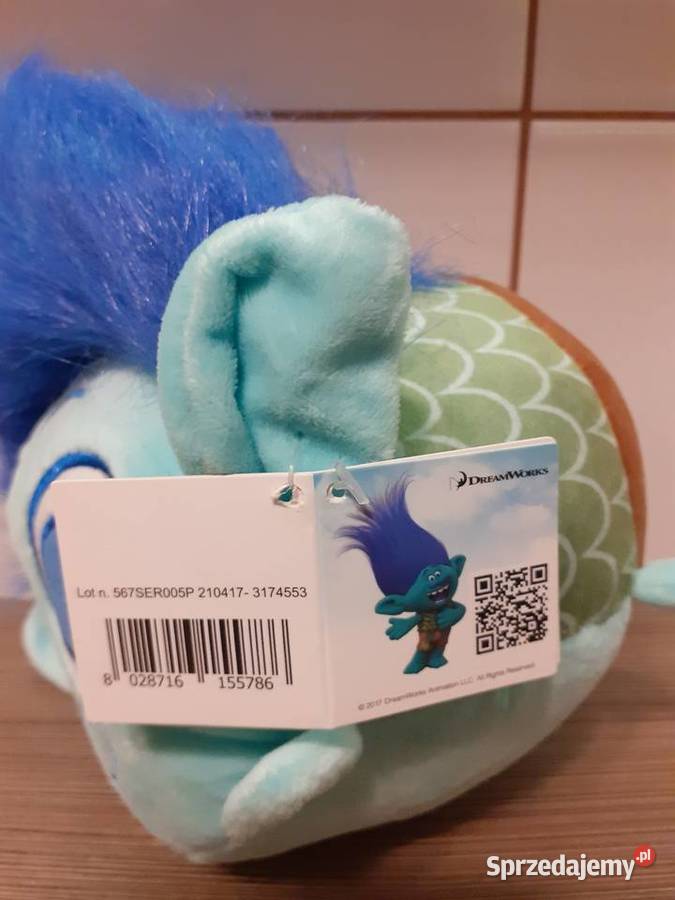 Maskotka Trolls Mruk nowa z metkami Gniezno