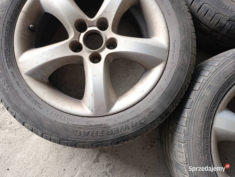 5 Felga aluminiowa z oponami letnimi 5100 śląskie Lędziny