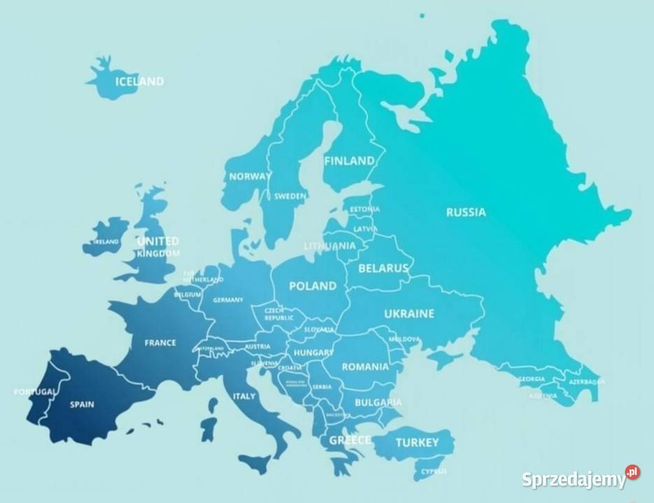 MAPA NAWIGACJA DLAMapa Europy Toyota CHR AURIS Aleksandrów Łódzki sprzedam
